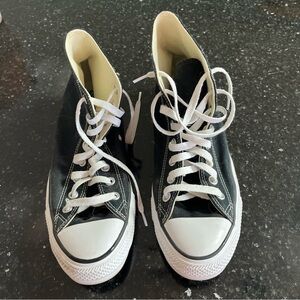 Converse Black and White High-Top Sneakers